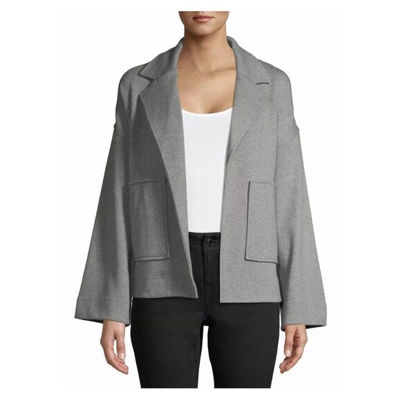 Time and Tru Women's Size XXL (20) Open Coatigan Gray With Front Pockets - Picture 1 of 12